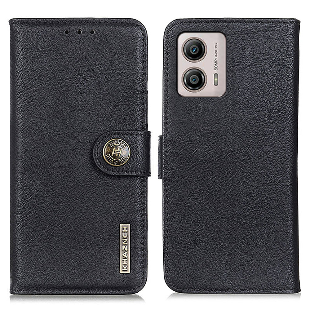 KHAZNEH for Motorola Moto G53 5G Anti-drop Flip Leather Phone Case Cowhide Texture Wallet Stand Mobile Phone Cover KHAZNEH for Motorola Moto G53 5G Anti-drop Flip Leather Phone Case Cowhide Texture Wallet Stand Mobile Phone Cover